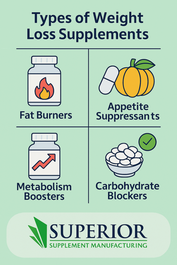 types of weight loss supplements