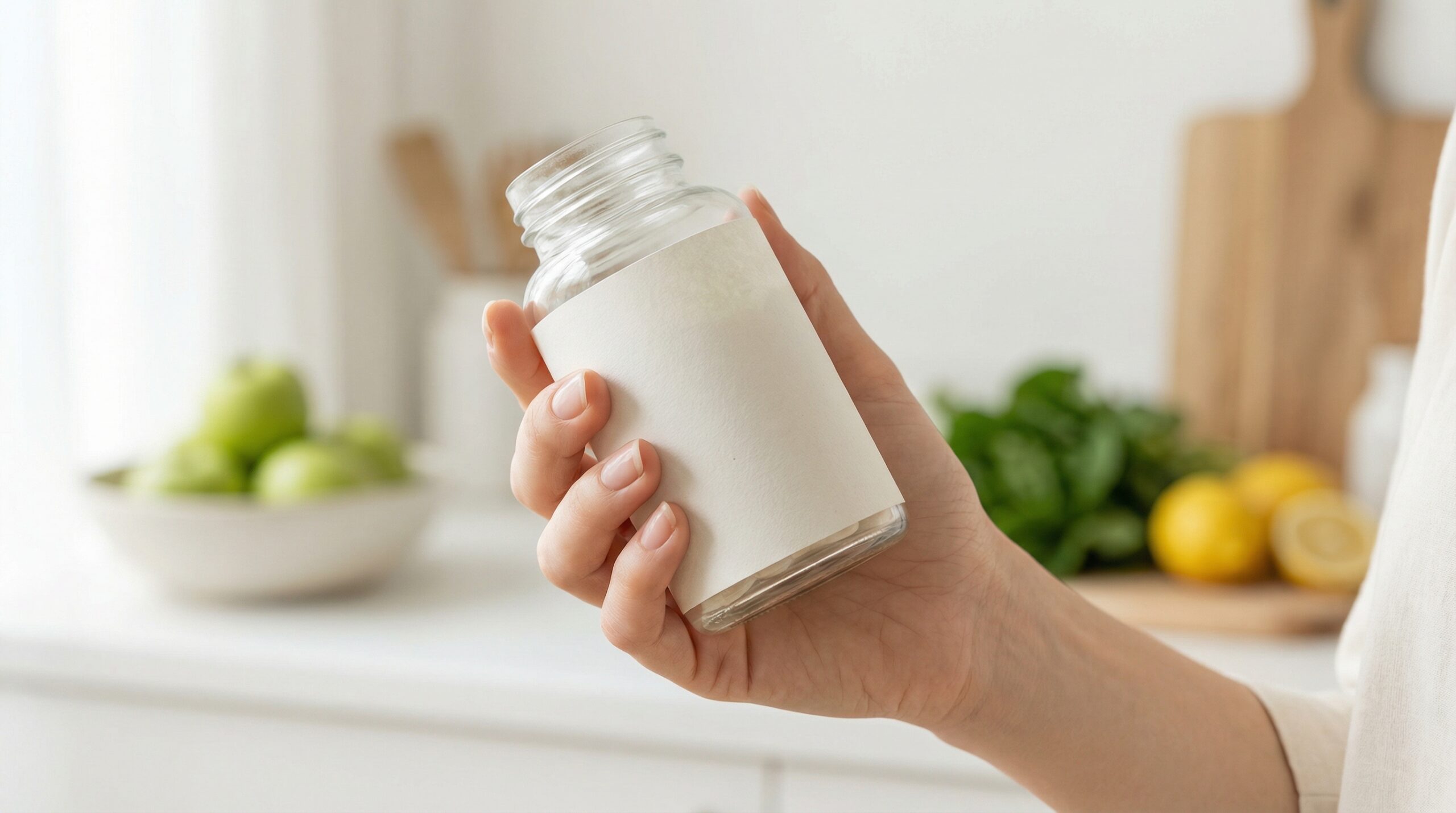 A close-up shot of a woman